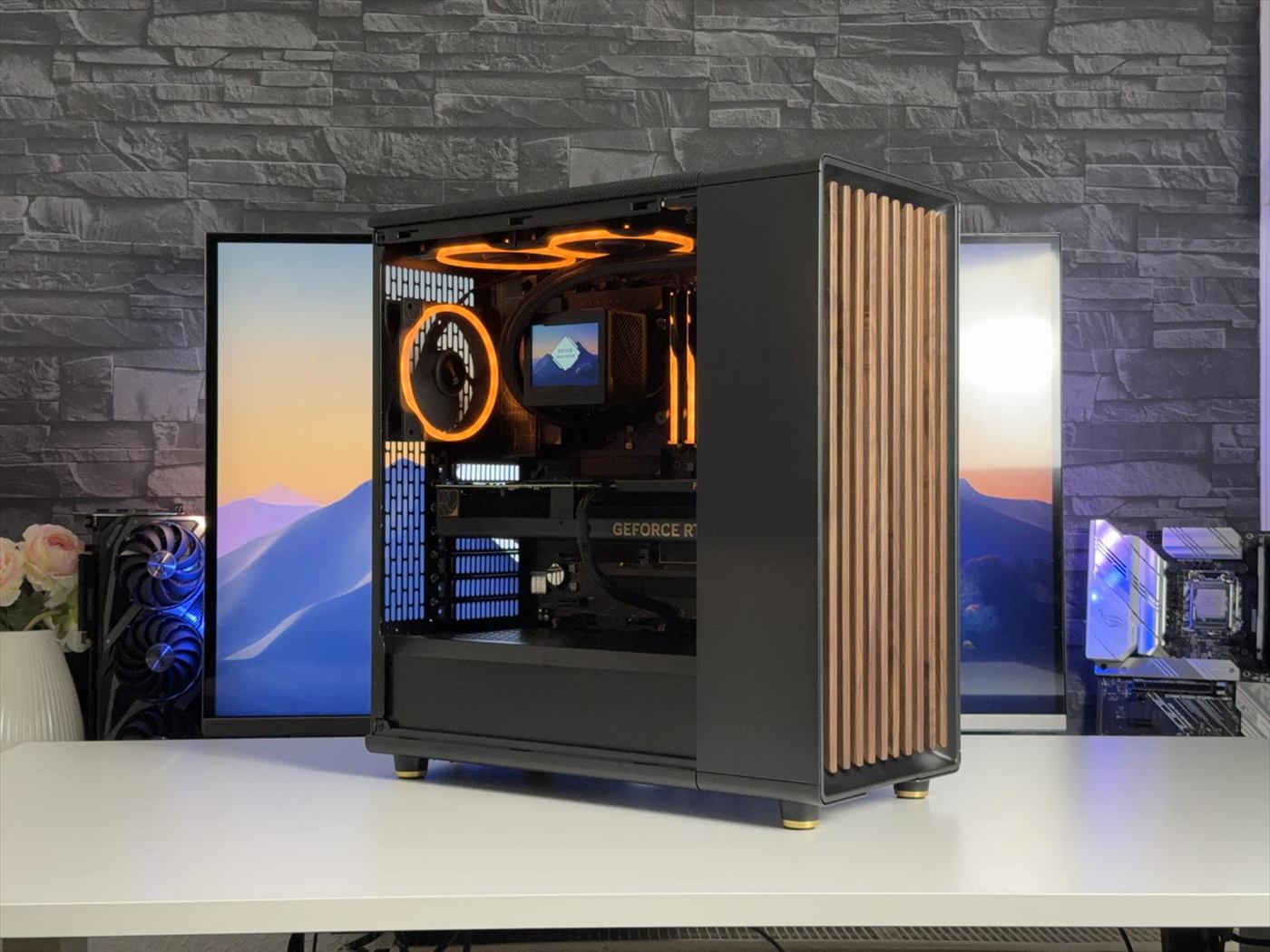 Gaming-PC-Build mit pr&auml;sentierter Hardware